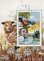 Набор для вышивания Permin 12-3172 (большая картинка)