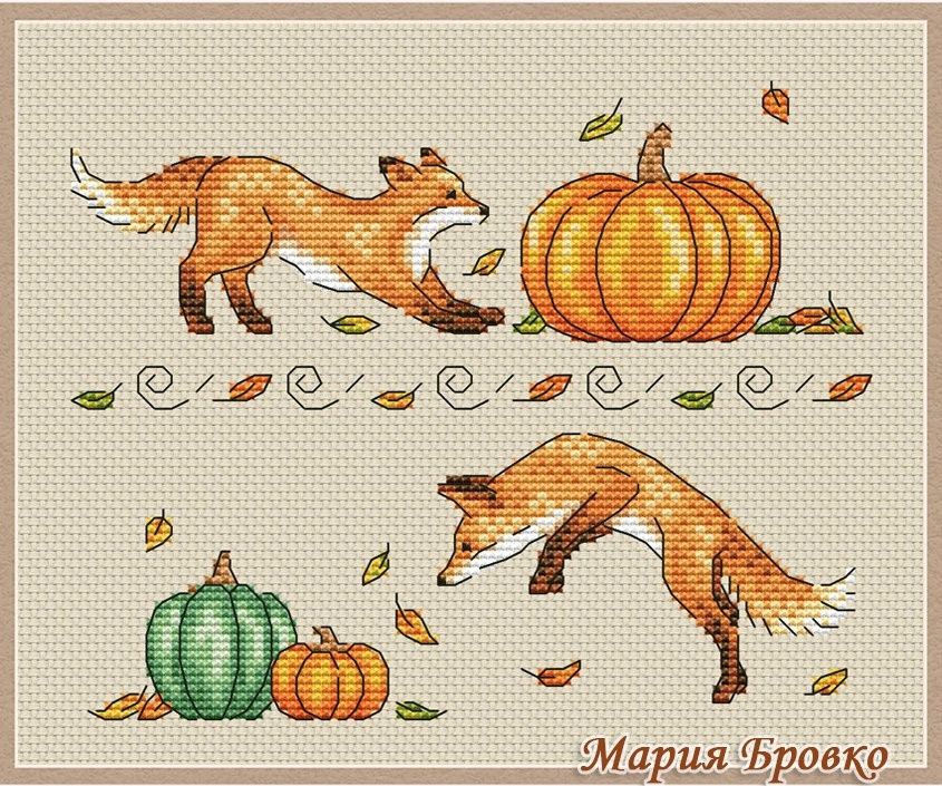 Бровко вышивка схемы
