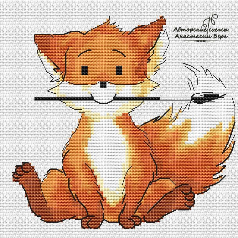 Вышивка крестом. Лисы крестиком. Схема вышивки лисички. Схема вышивки лисички. Вышивка крестом лиса.