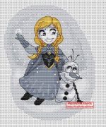 Схема для вышивания Мастерская эльфов #13277