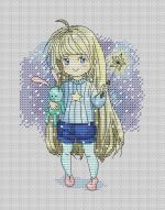 Схема для вышивания Окнеас Алиса #17160