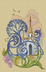 Схема для вышивания Окнеас Алиса #21367