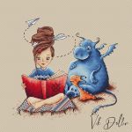 Схема для вышивания Vik Dollin #21934