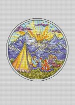 Схема для вышивания Окнеас Алиса #22822