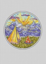 Схема для вышивания Окнеас Алиса #22823