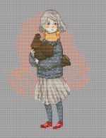 Схема для вышивания Окнеас Алиса #23187