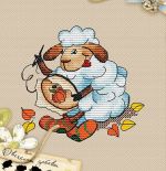 Схема для вышивания Кравцовы Егор (Rugo) и Анастасия (Овечкины забавы) #25122
