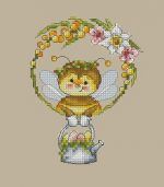 Схема для вышивания Ольга (Tinker Bell, fuchsia-flower) #25892