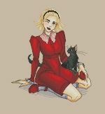 Схема для вышивания Окнеас Алиса #25912