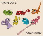 Схема для вышивания Окнеас Алиса #2987