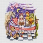 Схема для вышивания Кравцовы Егор (Rugo) и Анастасия (Овечкины забавы) #32666