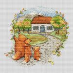 Схема для вышивания Кравцовы Егор (Rugo) и Анастасия (Овечкины забавы) #33968
