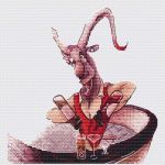 Схема для вышивания Кравцовы Егор (Rugo) и Анастасия (Овечкины забавы) #35611
