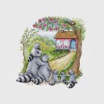 Схема для вышивания Кравцовы Егор (Rugo) и Анастасия (Овечкины забавы) #36782