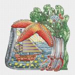 Схема для вышивания Окнеас Алиса #39022