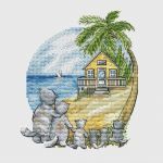 Схема для вышивания Кравцовы Егор (Rugo) и Анастасия (Овечкины забавы) #39127