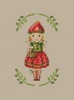 Схема для вышивания Ольга (Tinker Bell, fuchsia-flower) #39338
