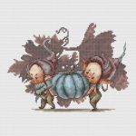 Схема для вышивания Кравцовы Егор (Rugo) и Анастасия (Овечкины забавы) #39773