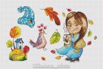 Схема для вышивания Улыбайся Мария #40234