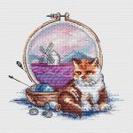 Схема для вышивания Кравцовы Егор (Rugo) и Анастасия (Овечкины забавы) #41738