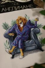 Схема для вышивания Кравцовы Егор (Rugo) и Анастасия (Овечкины забавы) #42248
