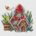 Схема для вышивания Кравцовы Егор (Rugo) и Анастасия (Овечкины забавы) #42765