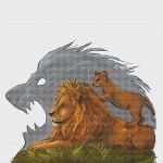 Схема для вышивания Кравцовы Егор (Rugo) и Анастасия (Овечкины забавы) #45340