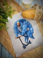 Схема для вышивания Кравцовы Егор (Rugo) и Анастасия (Овечкины забавы) #45470