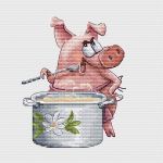 Схема для вышивания Кравцовы Егор (Rugo) и Анастасия (Овечкины забавы) #46832