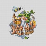 Схема для вышивания Кравцовы Егор (Rugo) и Анастасия (Овечкины забавы) #46995