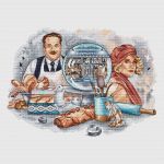 Схема для вышивания Кравцовы Егор (Rugo) и Анастасия (Овечкины забавы) #47278
