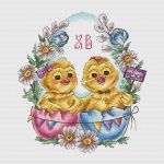 Схема для вышивания Кравцовы Егор (Rugo) и Анастасия (Овечкины забавы) #49181