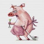 Схема для вышивания Кравцовы Егор (Rugo) и Анастасия (Овечкины забавы) #51826