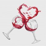 Схема для вышивания Кравцовы Егор (Rugo) и Анастасия (Овечкины забавы) #53407