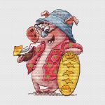 Схема для вышивания Кравцовы Егор (Rugo) и Анастасия (Овечкины забавы) #53411