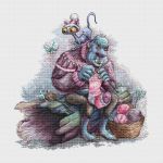 Схема для вышивания Кравцовы Егор (Rugo) и Анастасия (Овечкины забавы) #55235