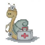 Схема для вышивания Ольга (Tinker Bell, fuchsia-flower) #7465