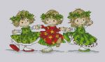 Схема для вышивания Ольга (Tinker Bell, fuchsia-flower) #7490